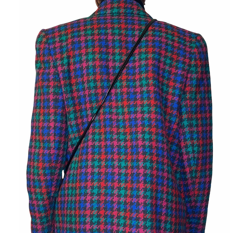 Vintage Houndstooth Blazer (S-M)