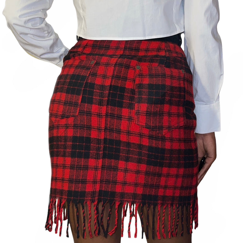 Vintage Express Plaid Skirt (S-M)