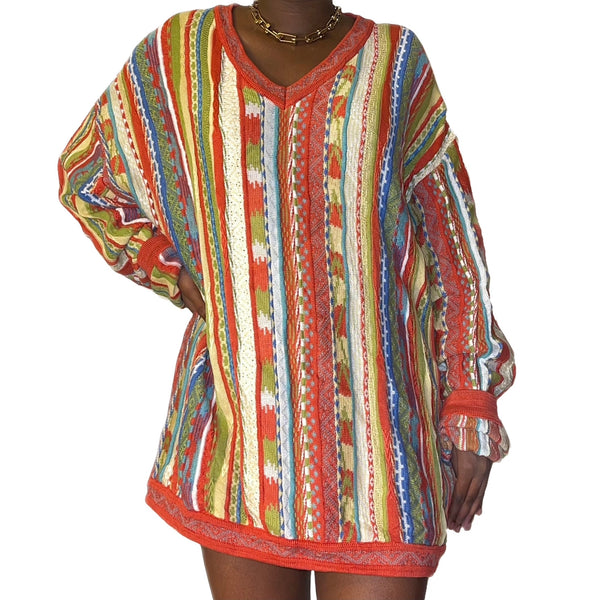 Vintage Coogi Inspired Oversized Sweater (M-XL)