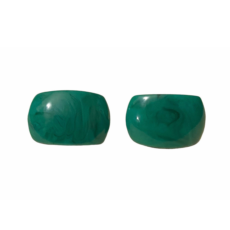 Vintage Green Marble Earrings - EXCEUS 